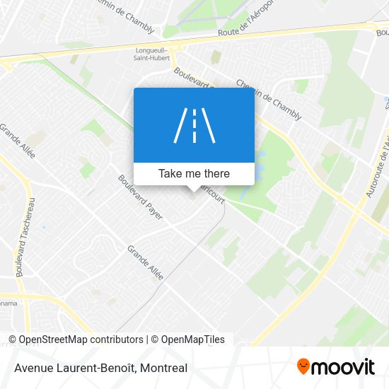 Avenue Laurent-Benoît map