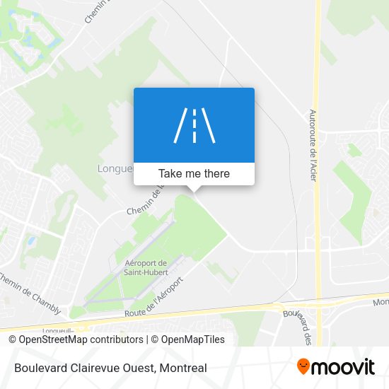 Boulevard Clairevue Ouest map