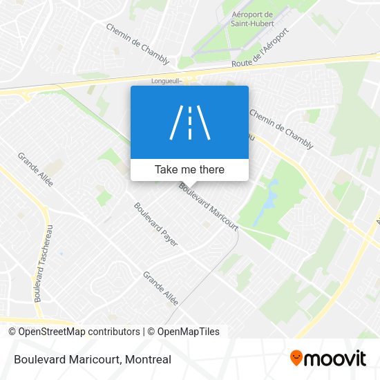 Boulevard Maricourt map