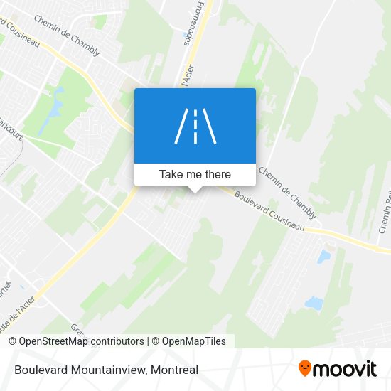 Boulevard Mountainview map