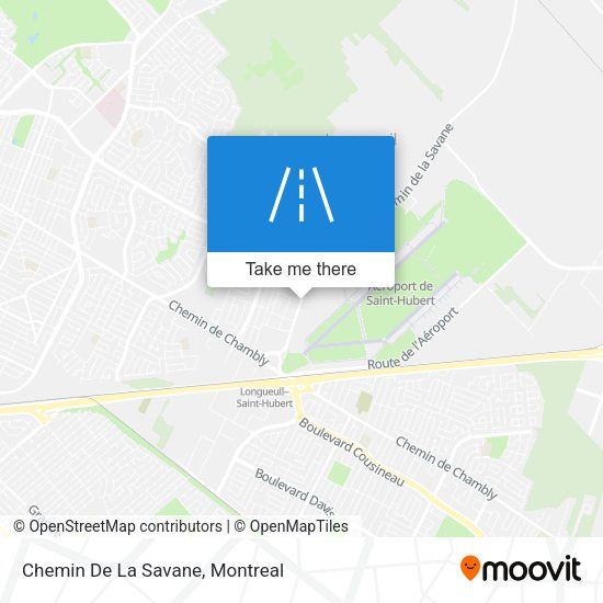 Chemin De La Savane map