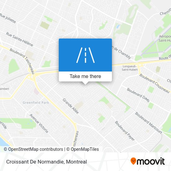 Croissant De Normandie map