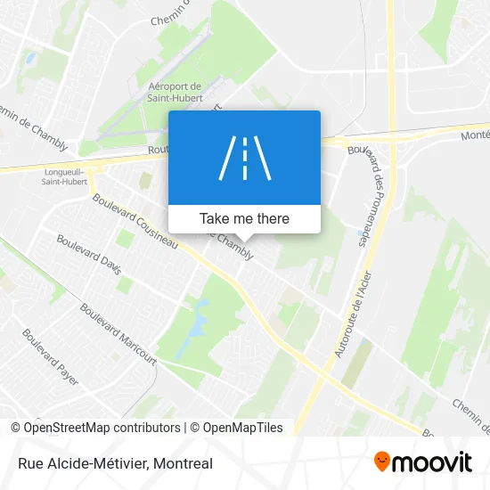 Rue Alcide-Métivier map