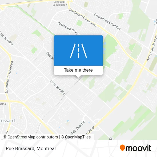 Rue Brassard map