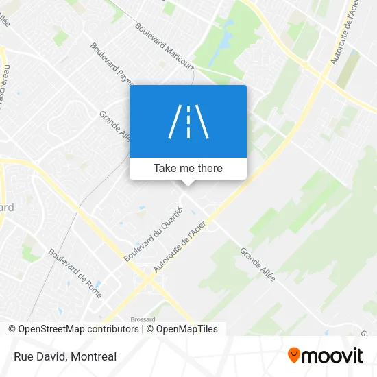 Rue David map