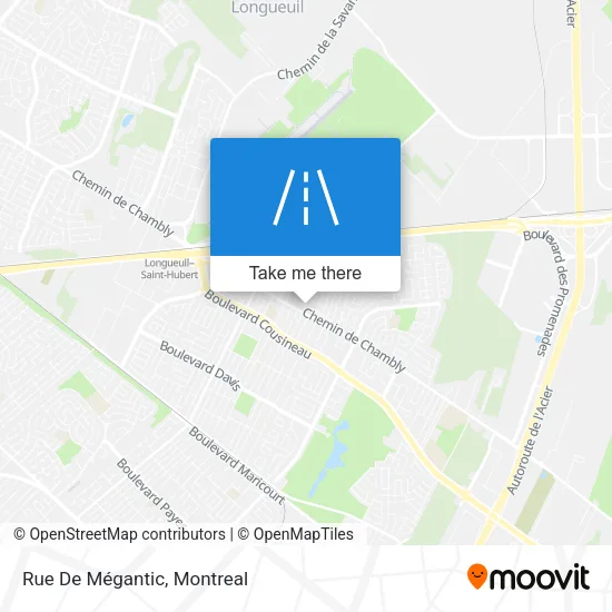 Rue De Mégantic map