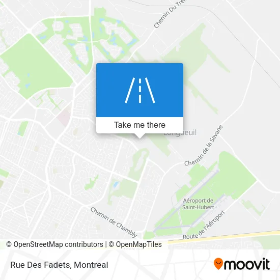 Rue Des Fadets map