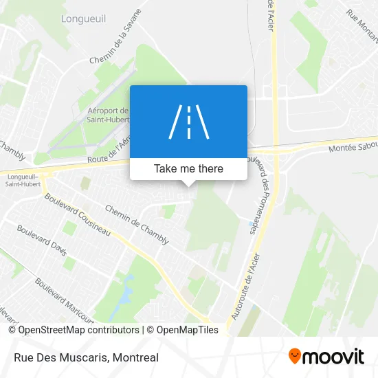 Rue Des Muscaris map