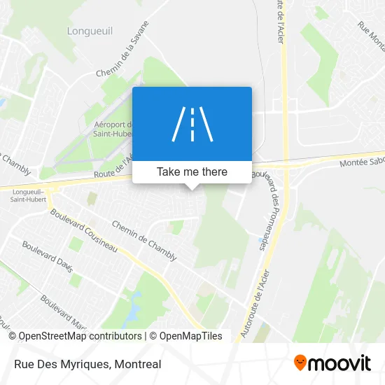 Rue Des Myriques map