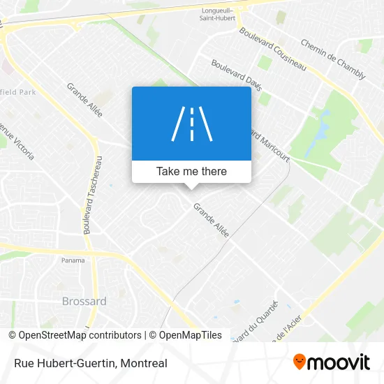 Rue Hubert-Guertin map