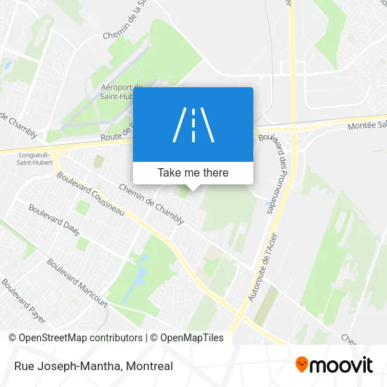 Rue Joseph-Mantha map