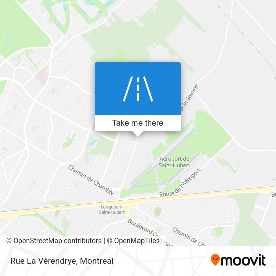 Rue La Vérendrye map