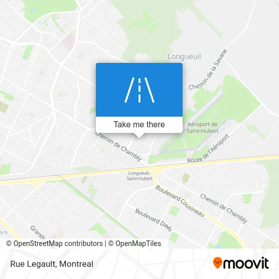 Rue Legault map