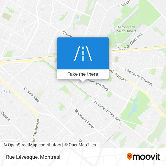Rue Lévesque map