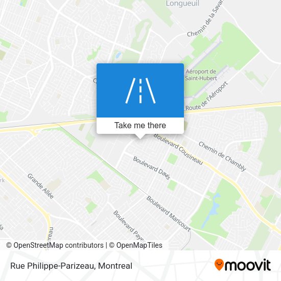Rue Philippe-Parizeau map