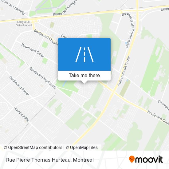 Rue Pierre-Thomas-Hurteau map