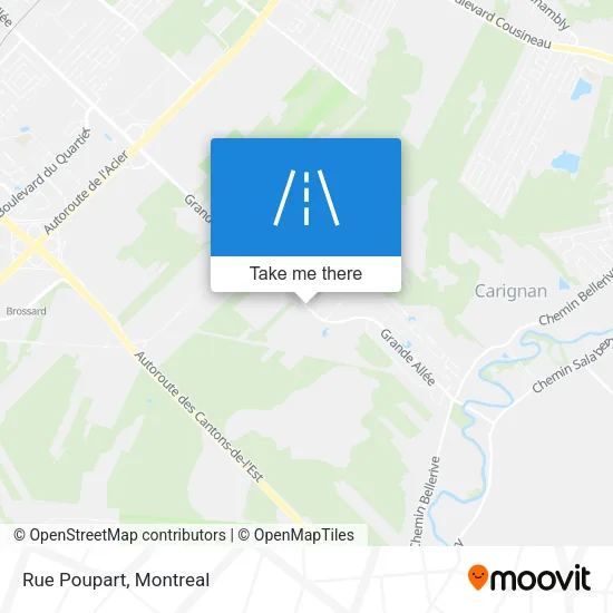 Rue Poupart map