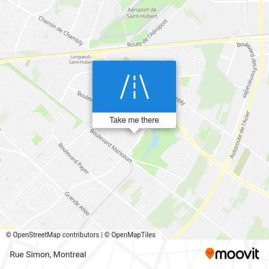 Rue Simon map