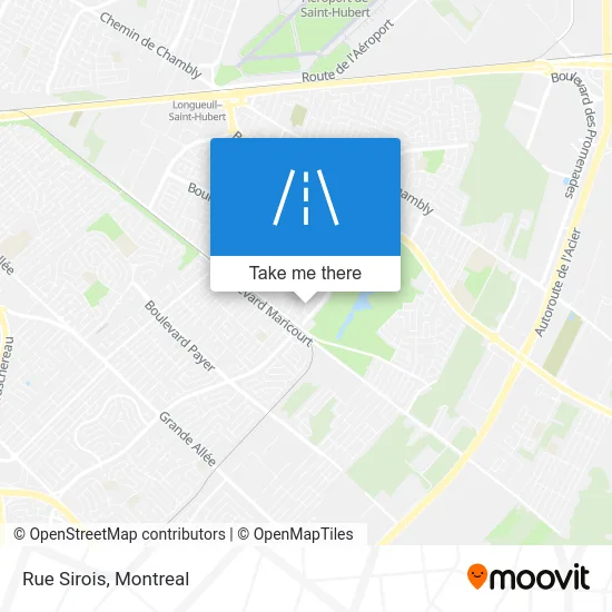 Rue Sirois map