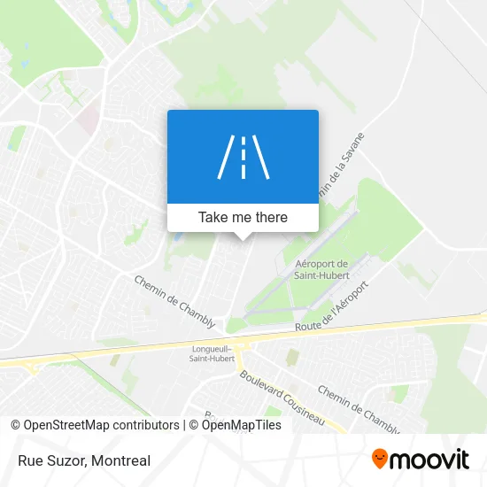 Rue Suzor map