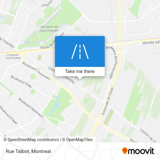 Rue Talbot map