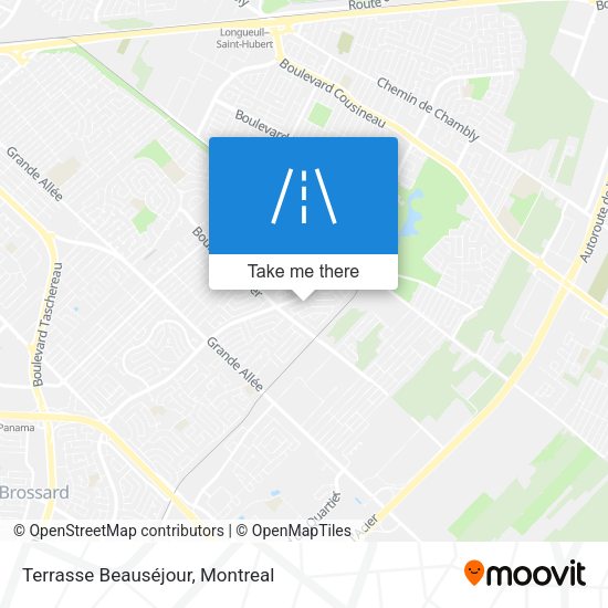 Terrasse Beauséjour map