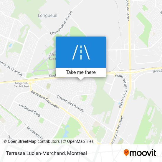 Terrasse Lucien-Marchand map
