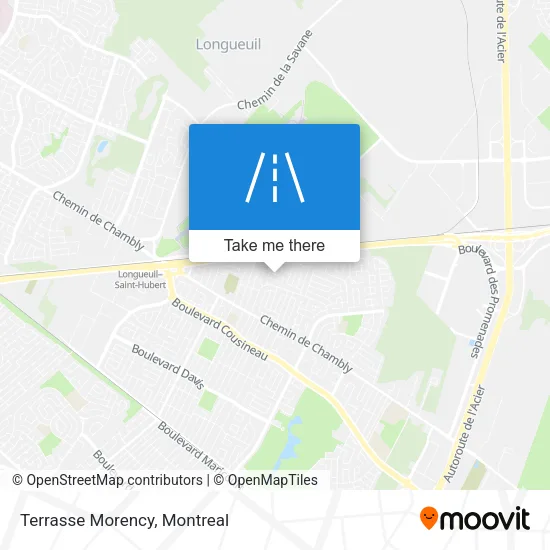 Terrasse Morency map