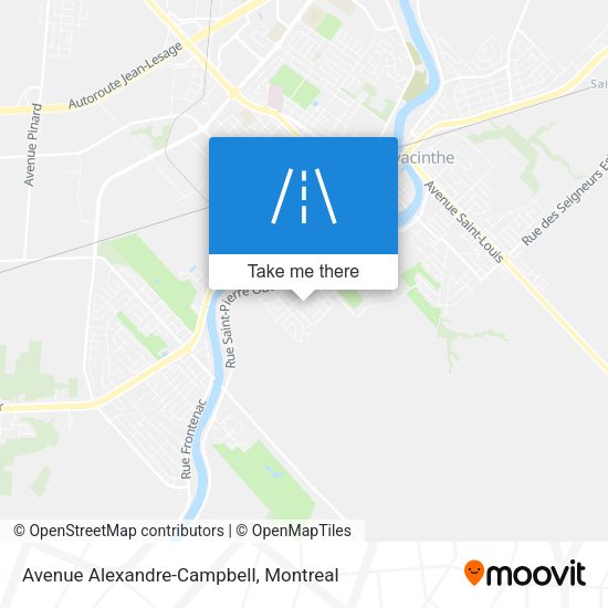 Avenue Alexandre-Campbell map