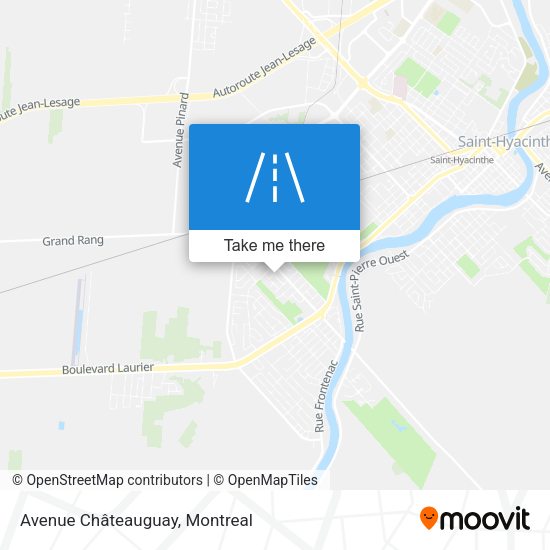 Avenue Châteauguay map