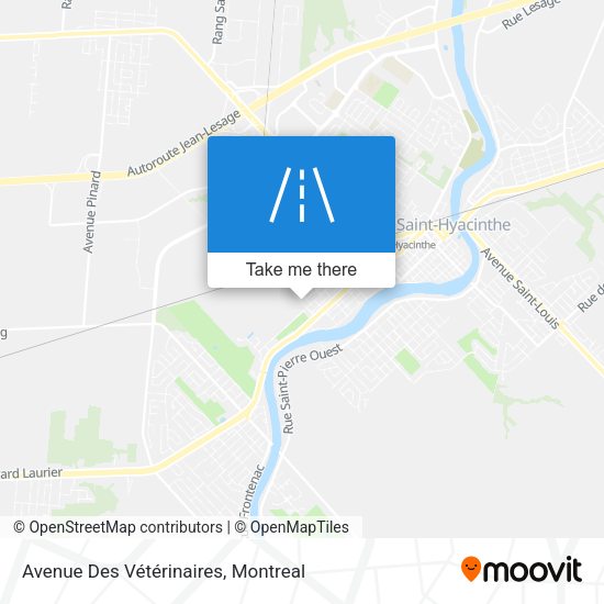 Avenue Des Vétérinaires map