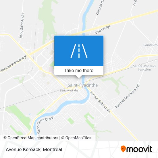 Avenue Kéroack map
