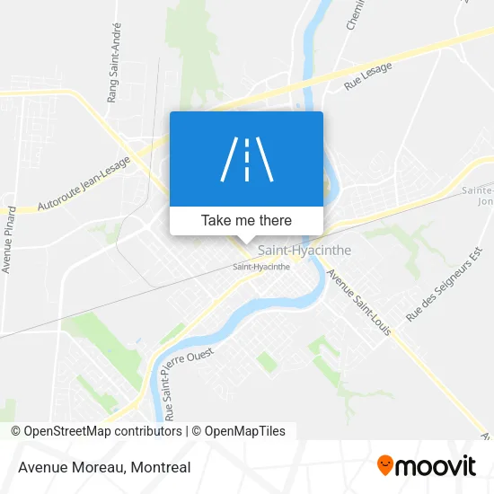 Avenue Moreau map