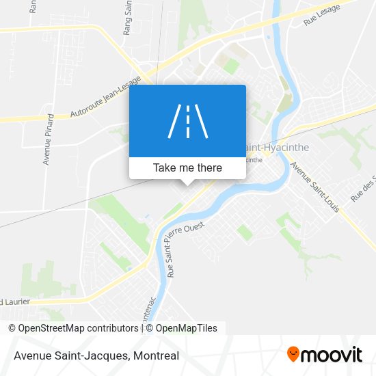 Avenue Saint-Jacques map