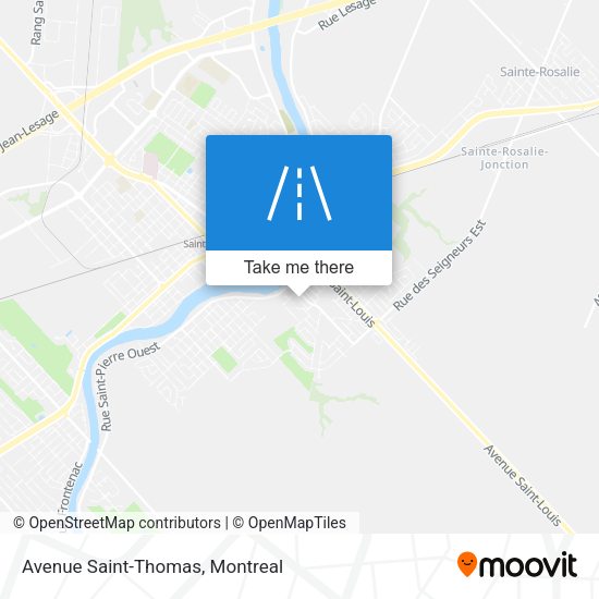Avenue Saint-Thomas map