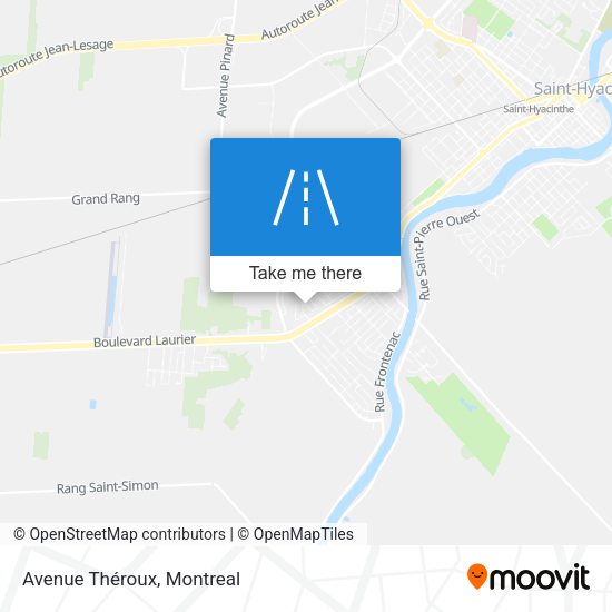 Avenue Théroux map