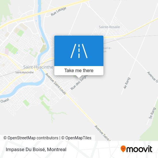 Impasse Du Boisé map