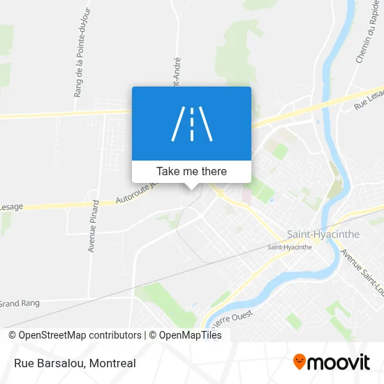 Rue Barsalou map