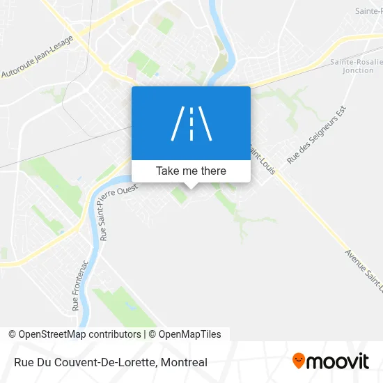 Rue Du Couvent-De-Lorette map