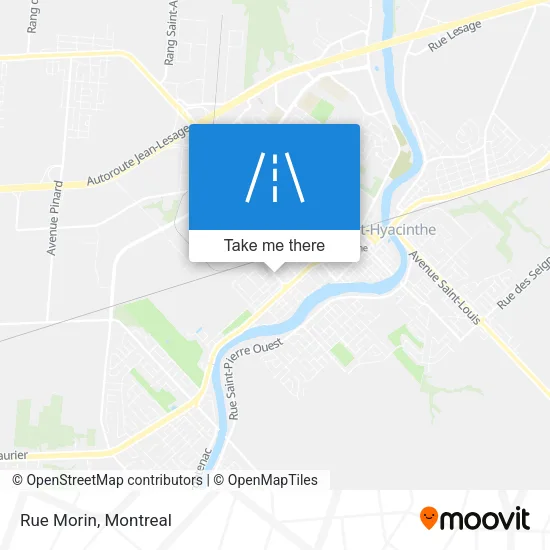 Rue Morin map