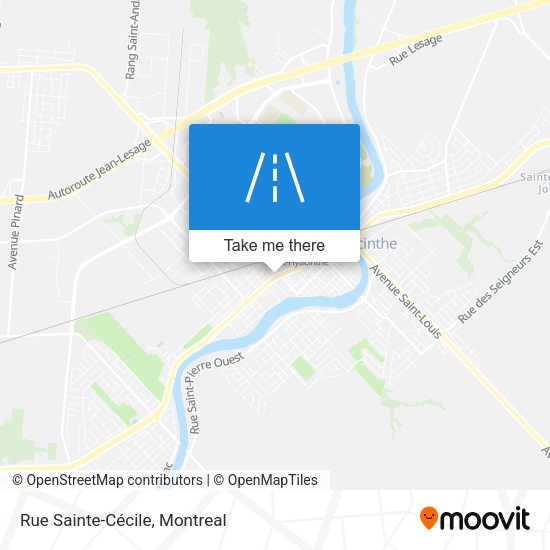 Rue Sainte-Cécile map