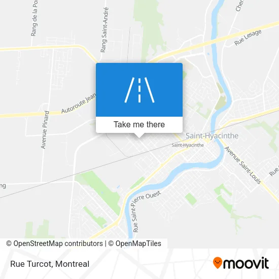 Rue Turcot map