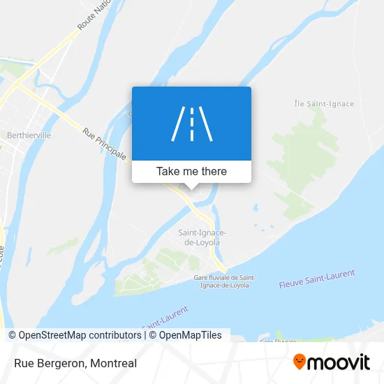 Rue Bergeron map