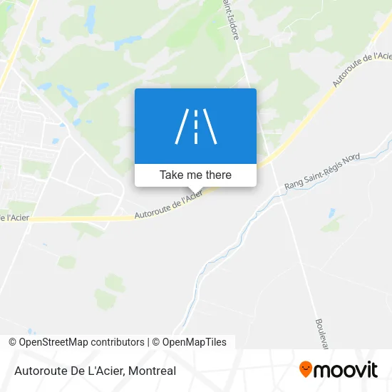 Autoroute De L'Acier map