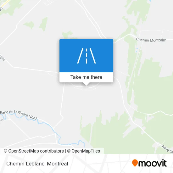 Chemin Leblanc map
