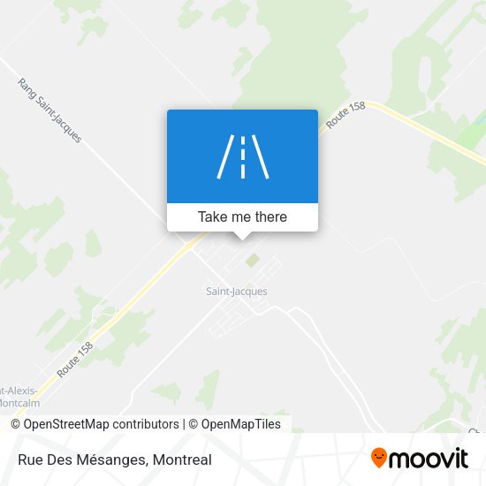Rue Des Mésanges map