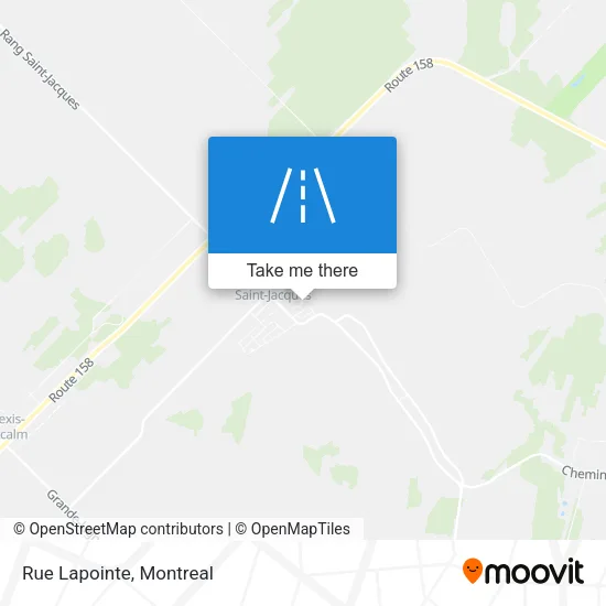 Rue Lapointe map