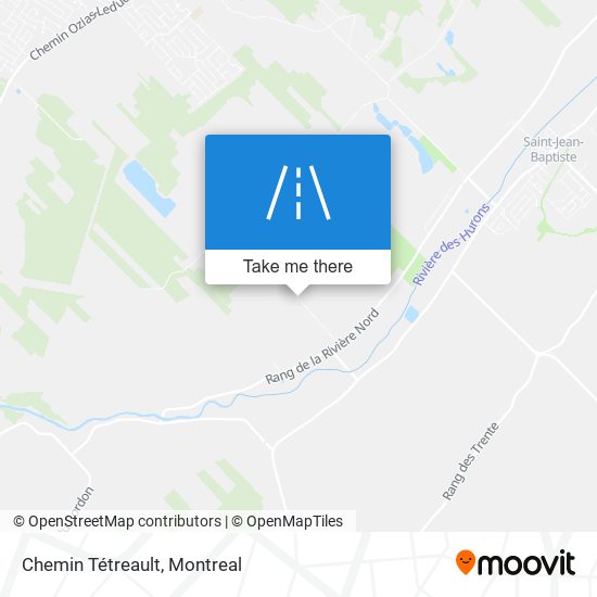 Chemin Tétreault map