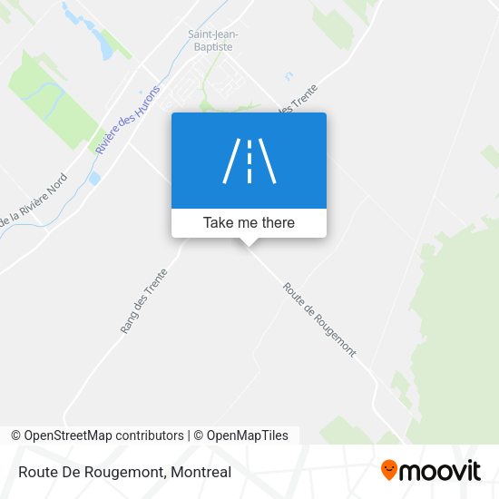 Route De Rougemont map