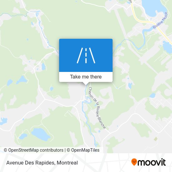 Avenue Des Rapides map